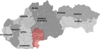 Mapa regiónu